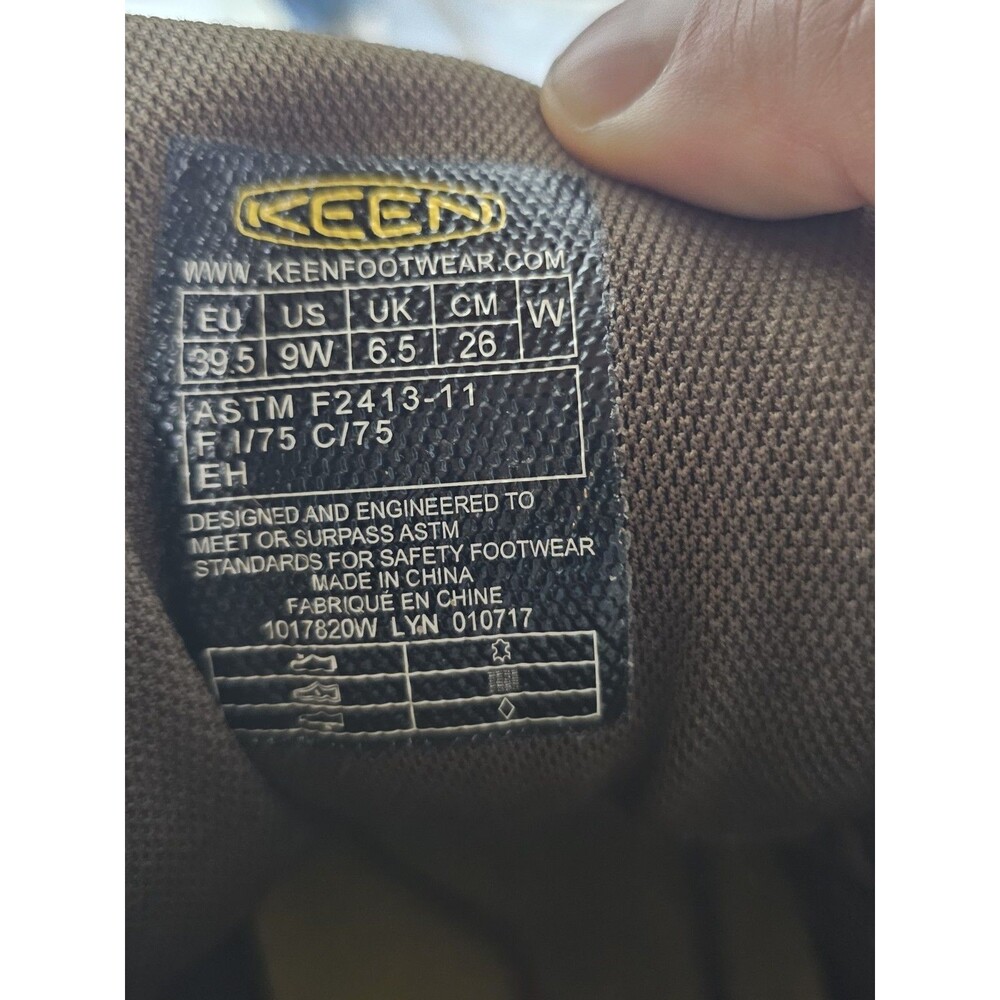 Keen Boots Utility Mt. Vernon Steel Toe Work Womens Size 9W Waterproof Leather - Picture 14 of 14